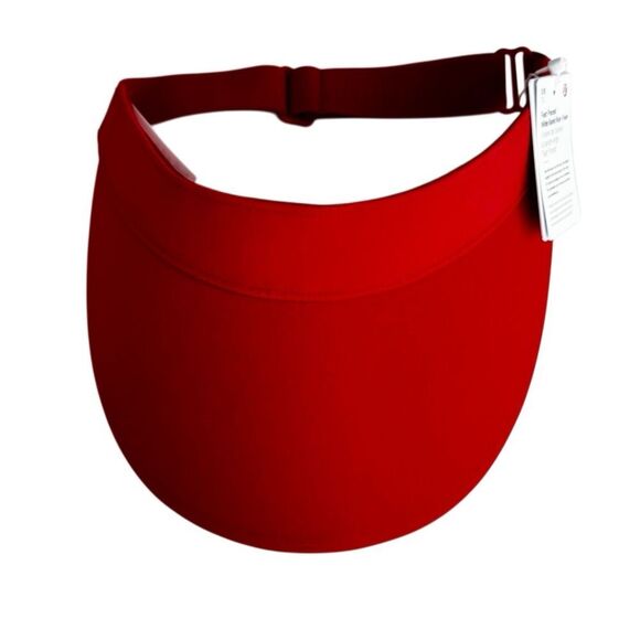 Lululemon Womens Fast Paced Wide Band Running Visor Lulu Red main image 5